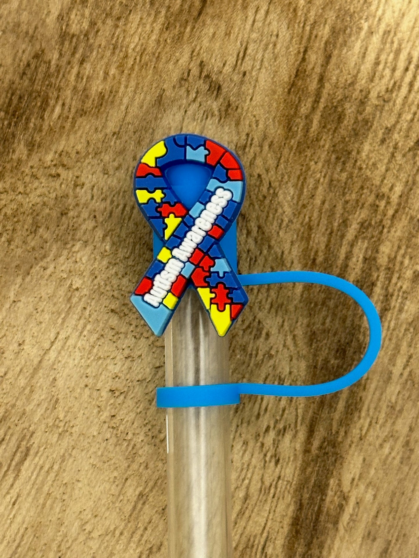 Autism Awareness Straw Topper | Tumbler Accessory | Neurodiversity Gifts