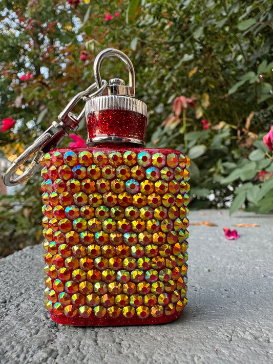 Rhinestoned Mini Flask