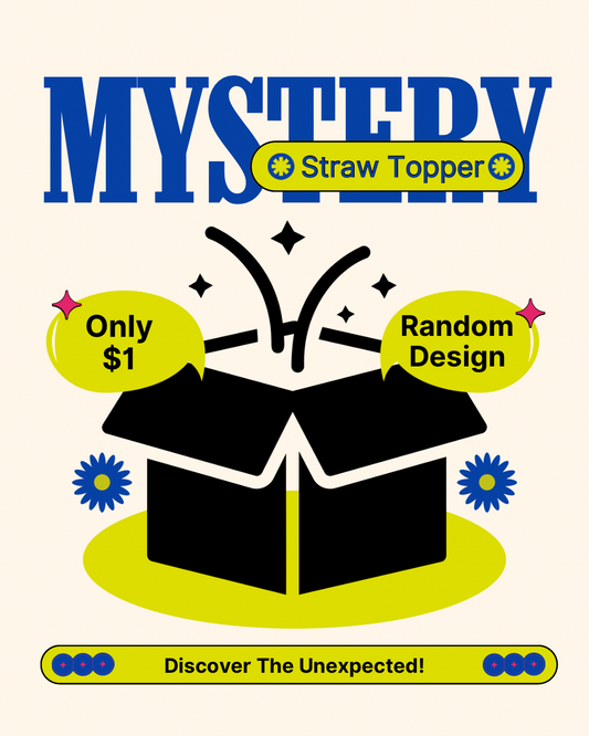 Mystery Straw Topper | Tumbler Accessory | Mystery Gift