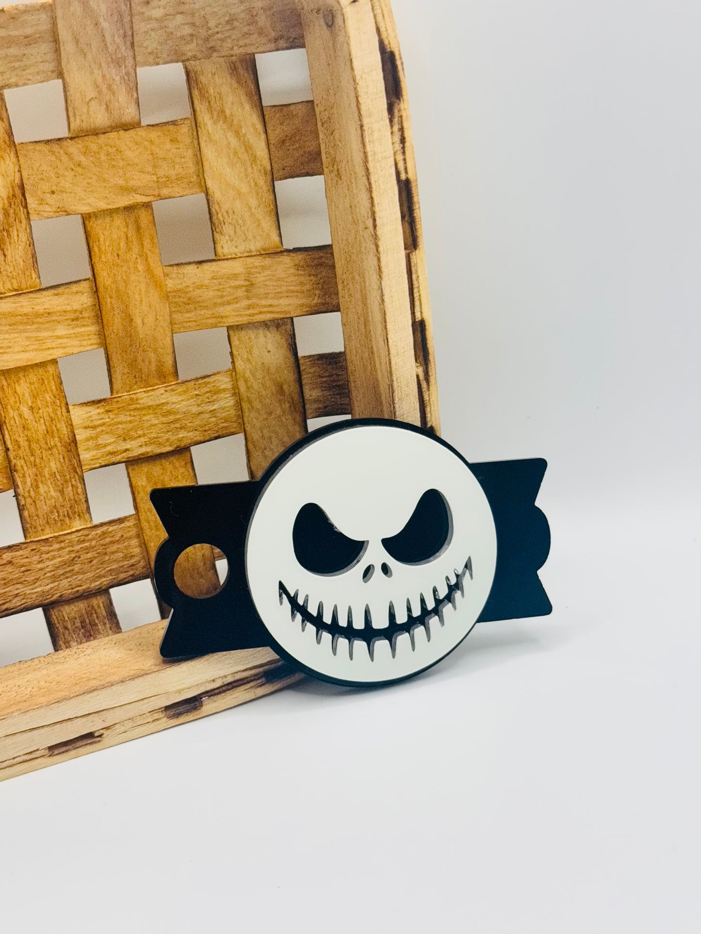 Glowing Jack Tumbler Topper | Holiday Tumbler Accessories | Holiday Gifts