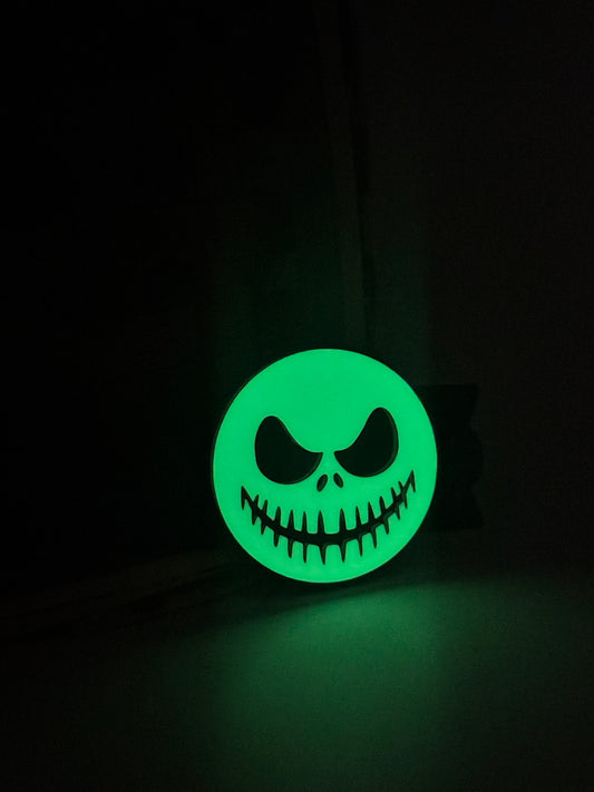 Glowing Jack Tumbler Topper | Holiday Tumbler Accessories | Holiday Gifts