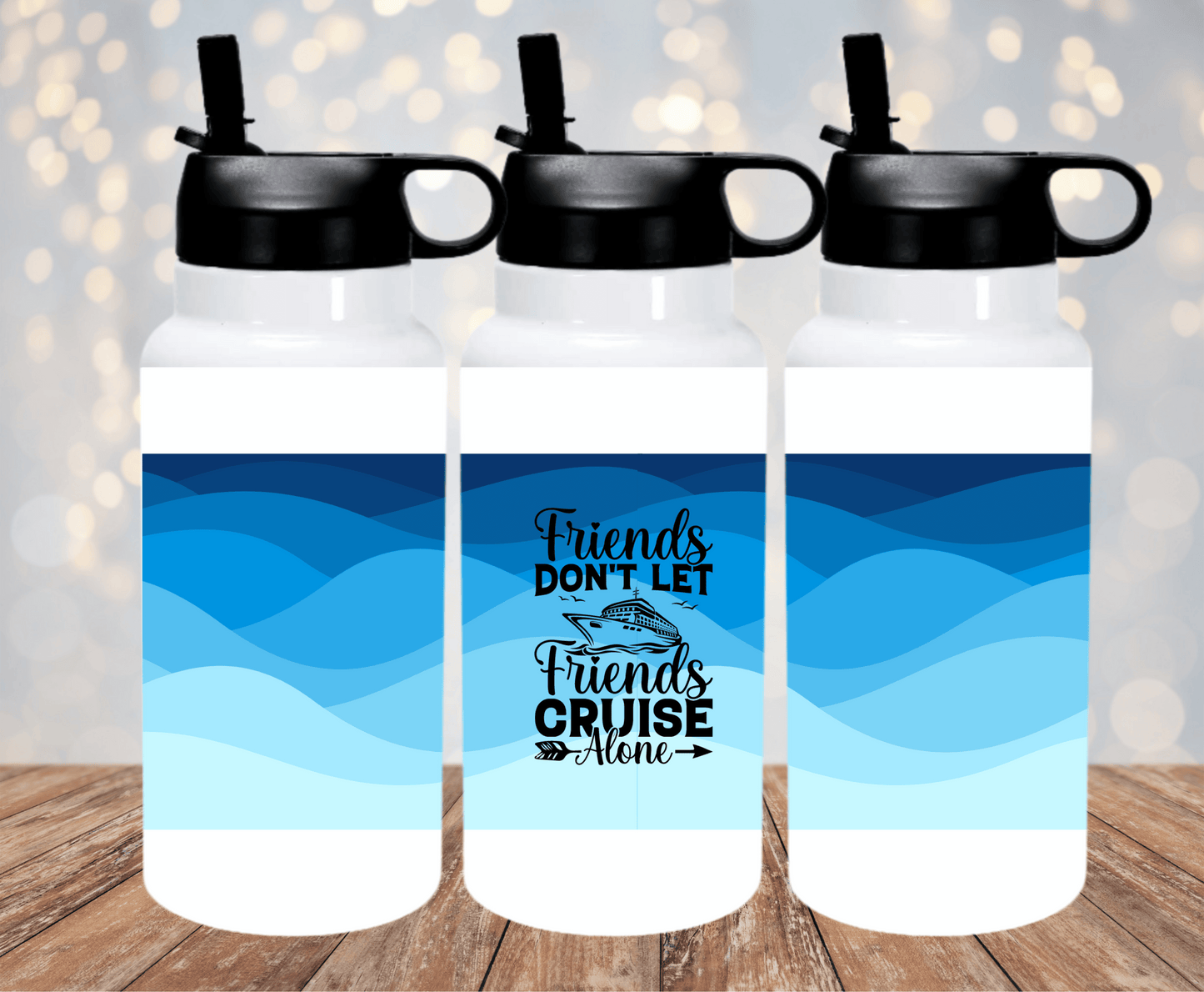 32 oz Sports Water Bottle - Cruising