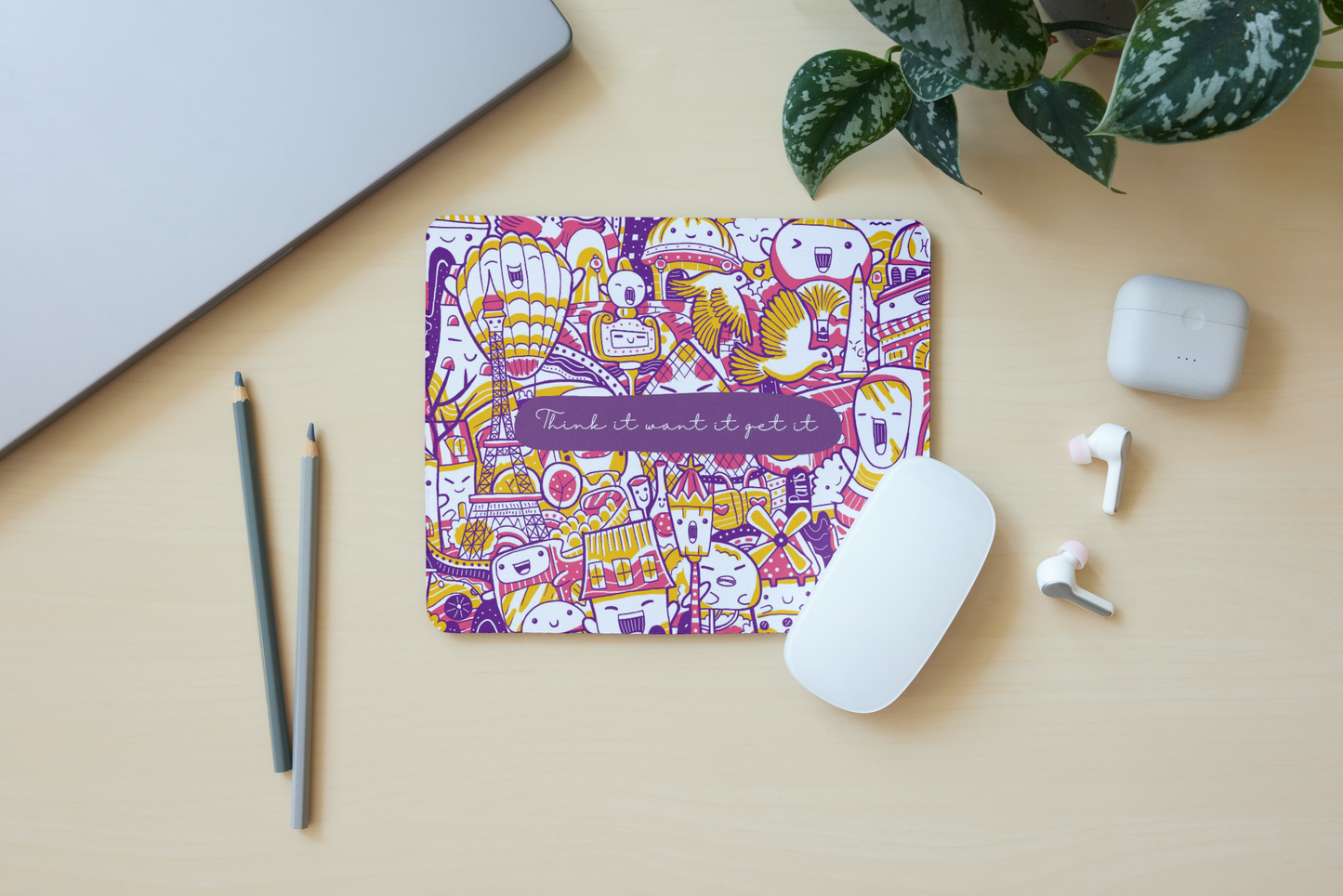 Think It, Want it, Get it! Mousepad