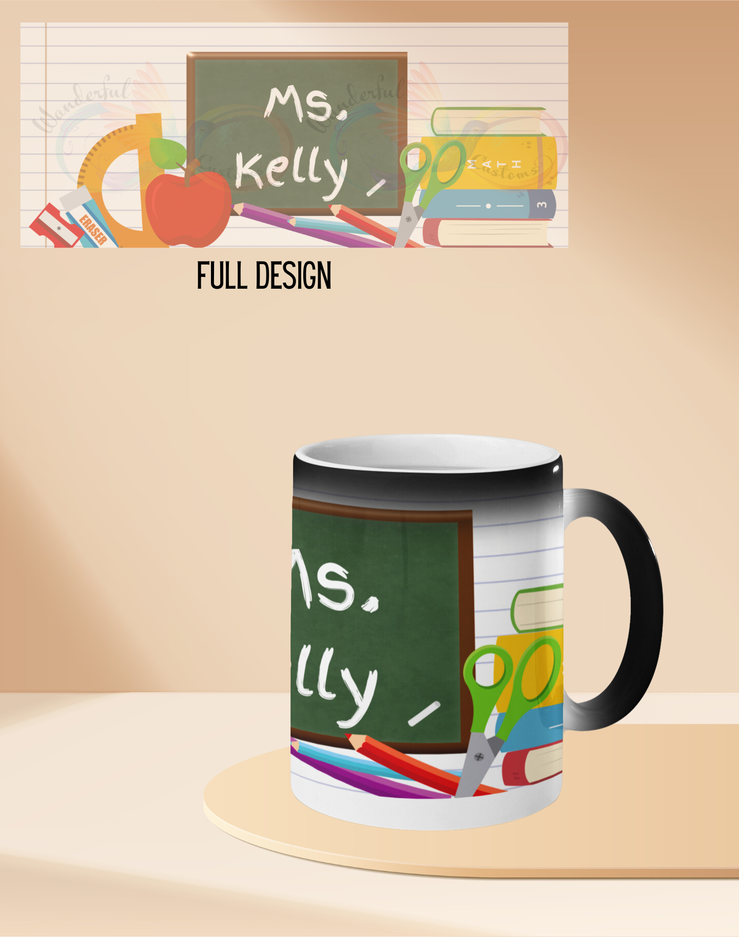 Teacher Chalkboard Magic Mug | Color Changing Mug | Teacher Appreciation Gift