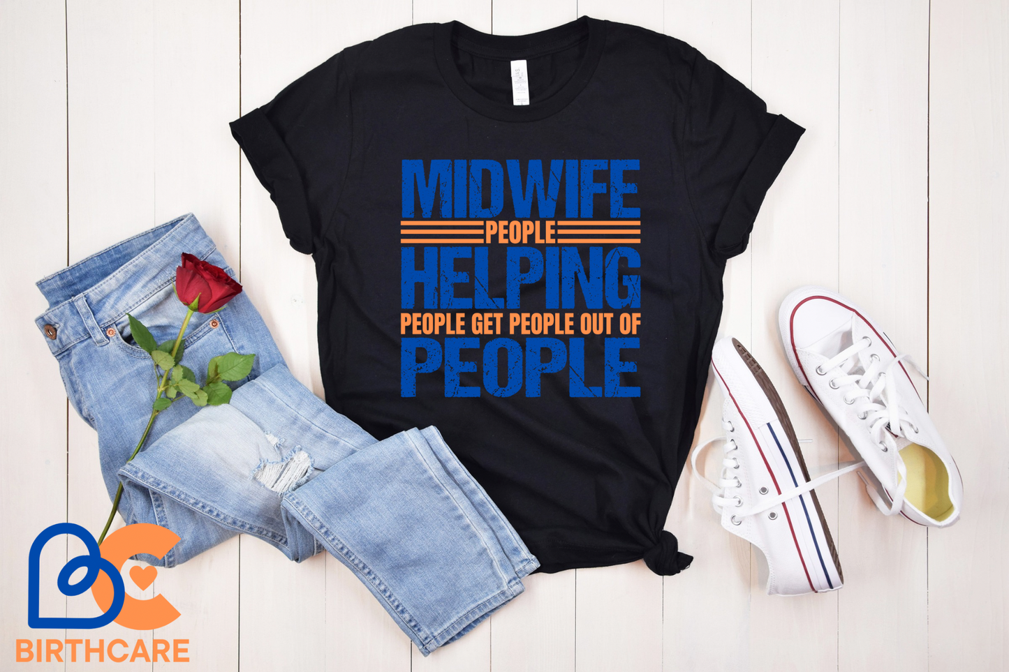 Midwife Helping People Tee