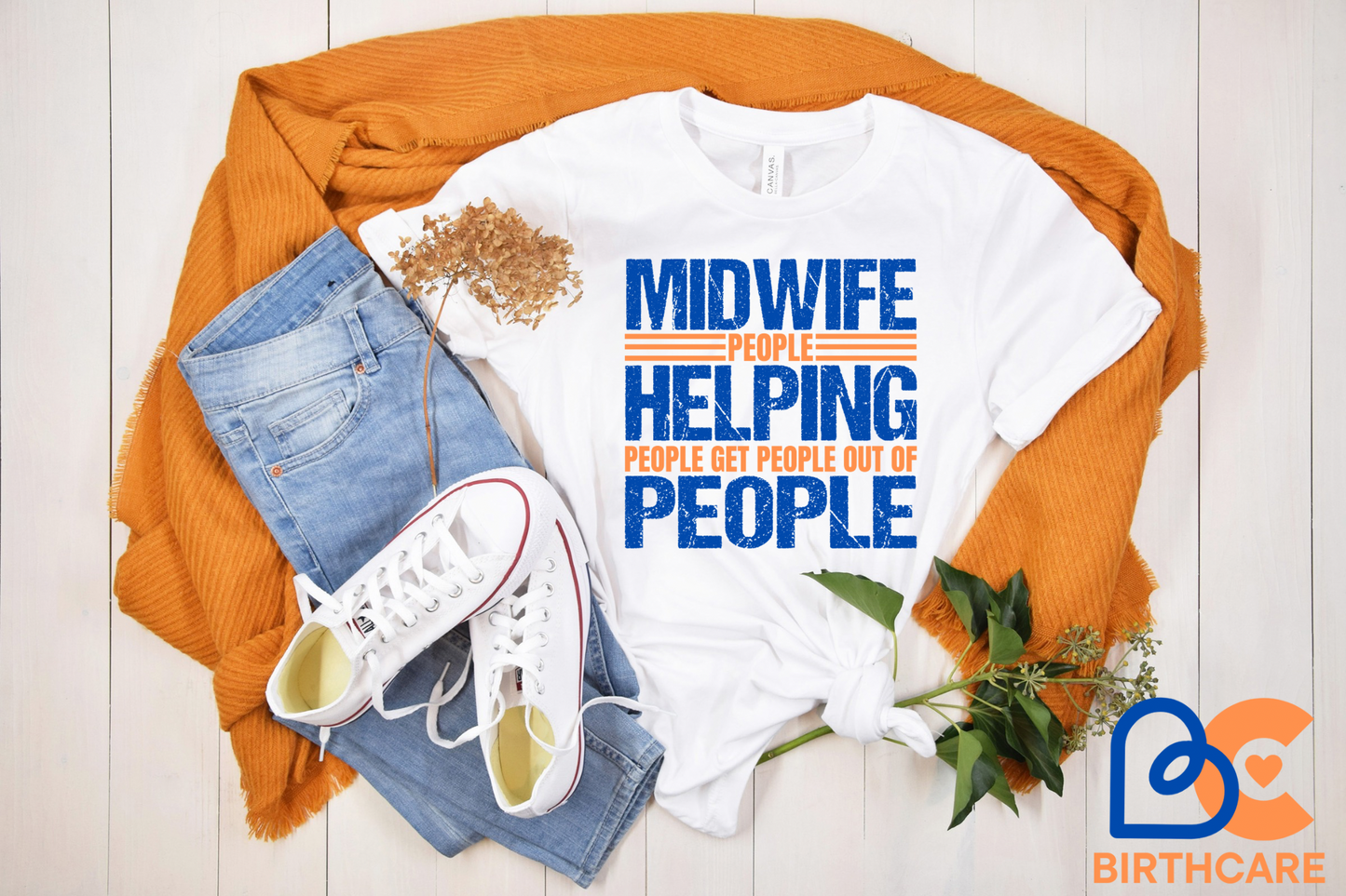 Midwife Helping People Tee