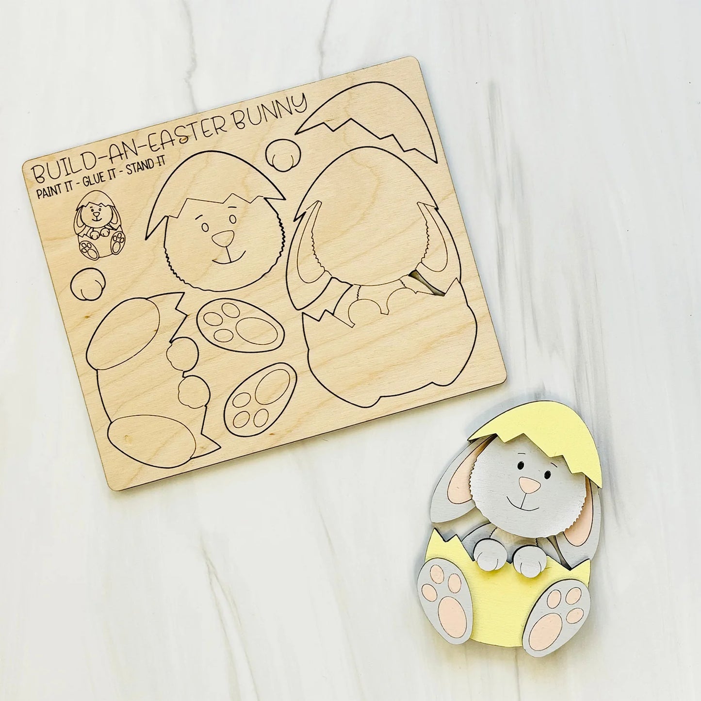 Introducing our Easter Friends Pop Out Cards - an engaging and delightful kids' activity! Choose from Bunny, Lamb, and Chick designs. The DIY cards are perfect for painting and gluing together. Once completed, these charming characters can be stood up, doubling as adorable Easter decorations. Encourage creativity and make this Easter unforgettable for your little ones!