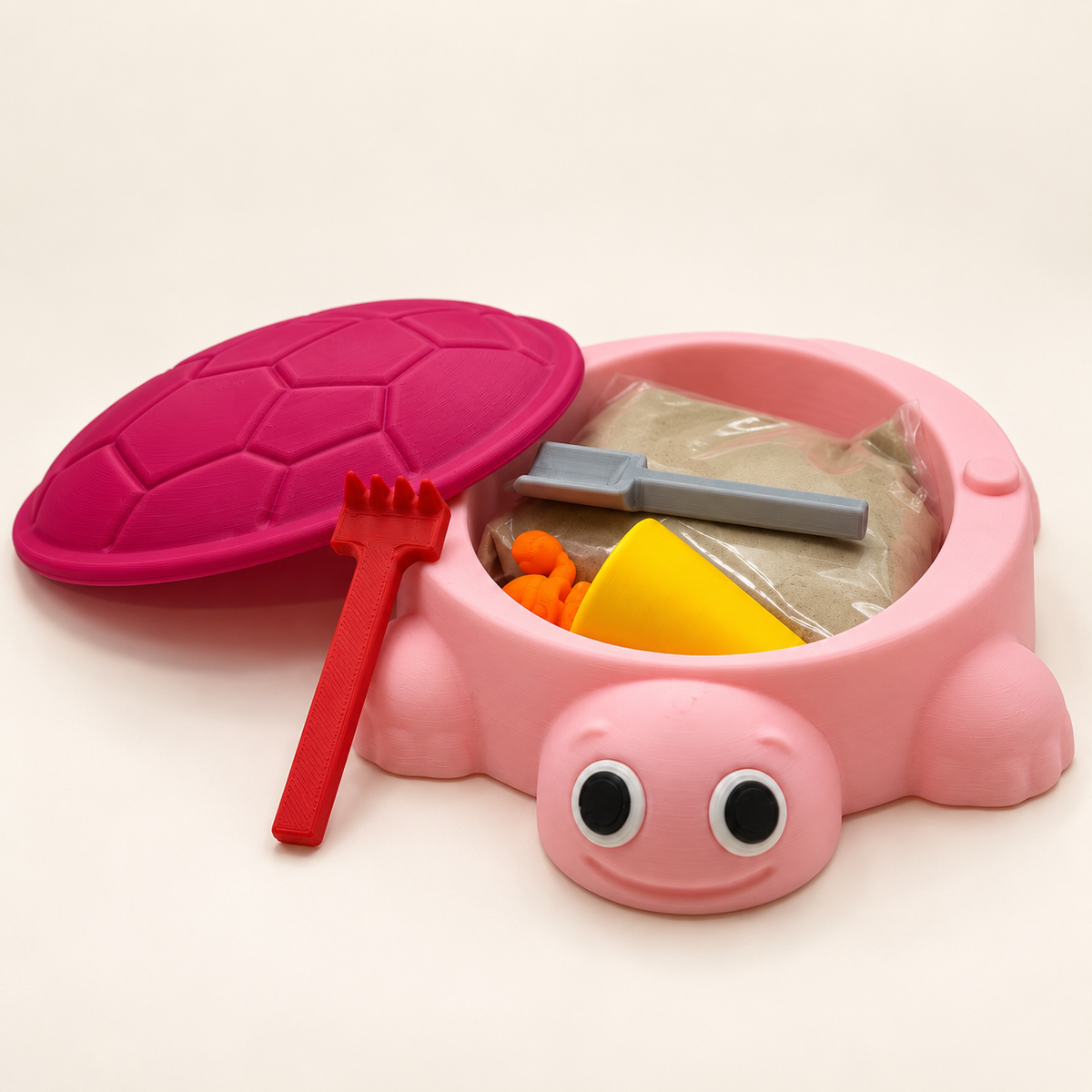 Turtle Treasure Sensory Sandbox