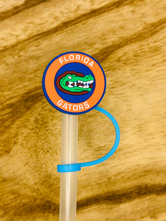 College Football Straw Toppers | Tumbler Accessory | Sports Fan Gift