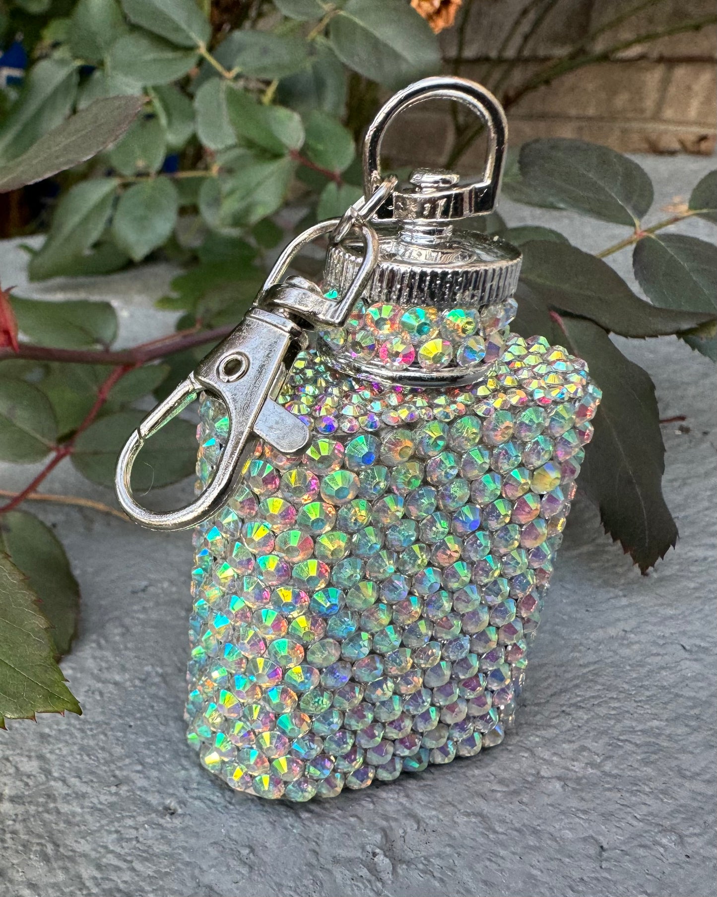 Rhinestoned Mini Flask