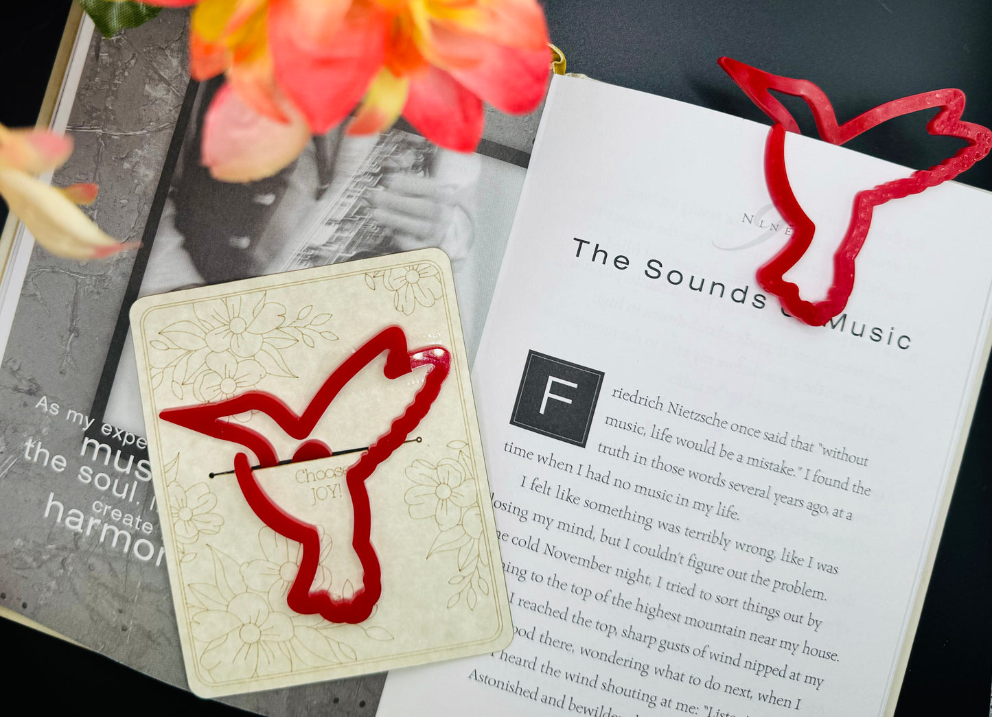 Acrylic Shaped Bookmark - Paperclip | Snack Bag Closure | Reusable Gifts