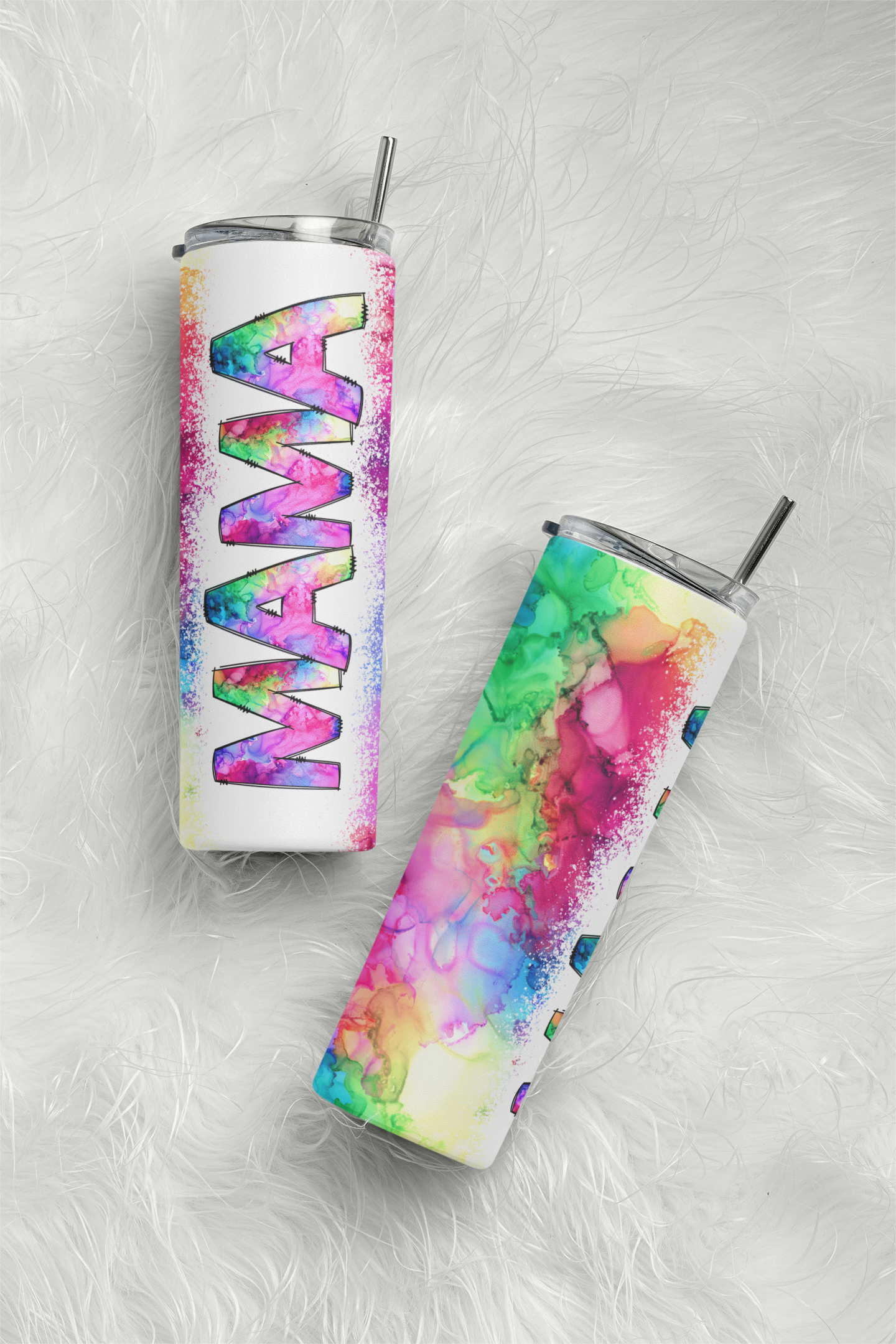 Watercolor MaMa Tumbler