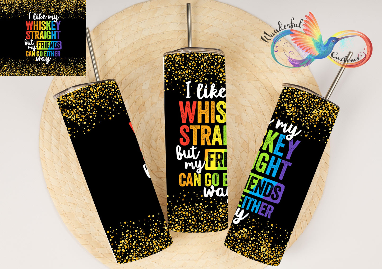 Whiskey Straight! Tumbler