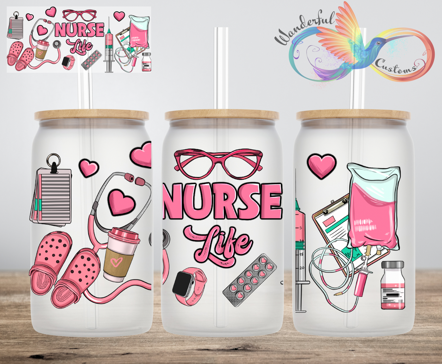 Nurse Life! Libbey Drinkware | First Responder Gifts