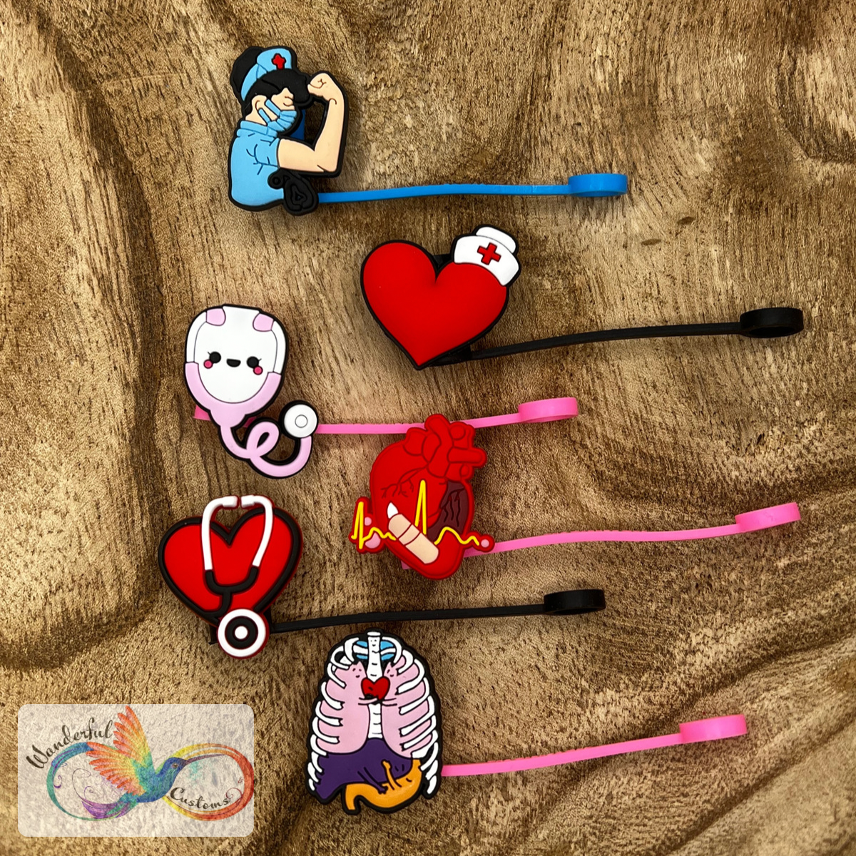 Frontline Wanderers! Straw Toppers | Tumbler Accessory | Healthcare Gifts