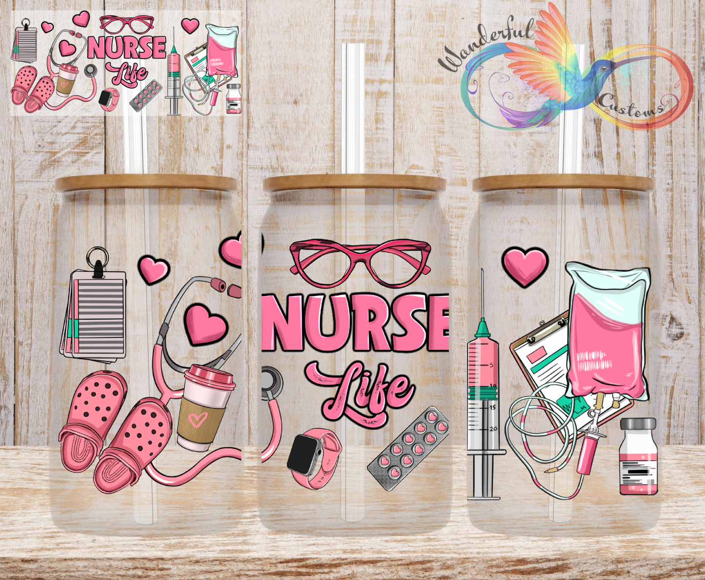 Nurse Life! Libbey Drinkware | First Responder Gifts