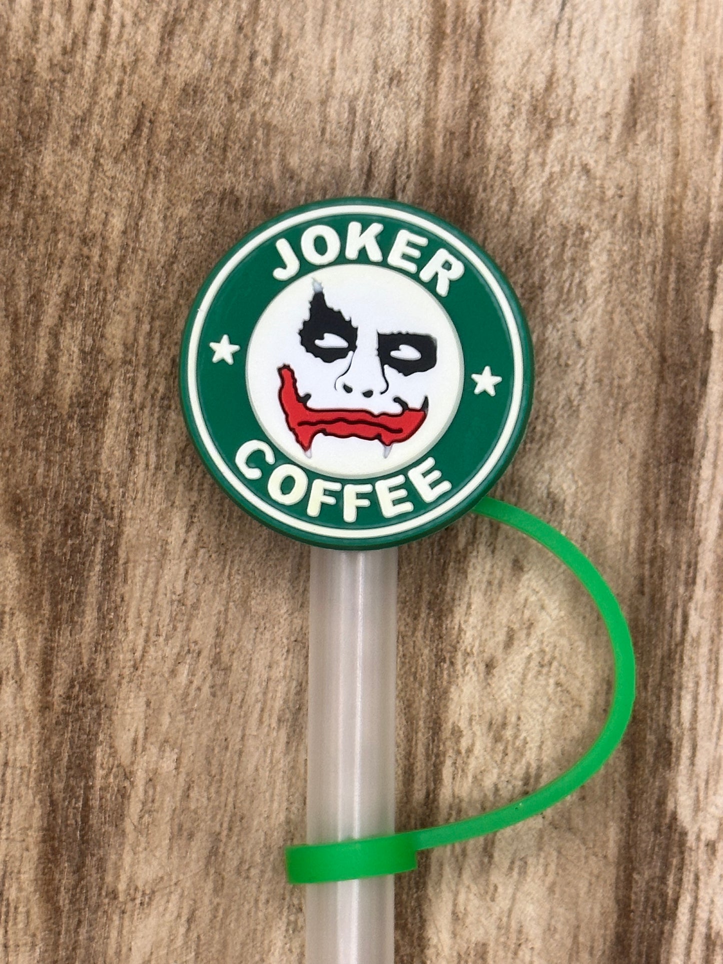 Joker Coffee Straw Topper | Tumbler Accessory | Villain | Halloween Gift