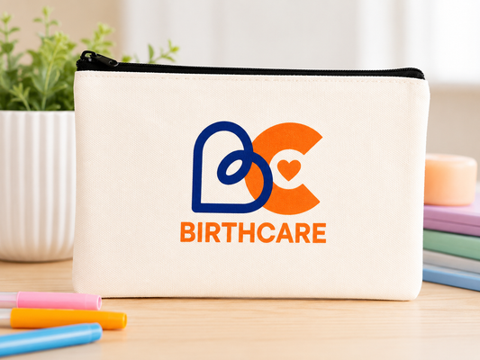 Birth Care Zipper Canvas Zipper Pouch