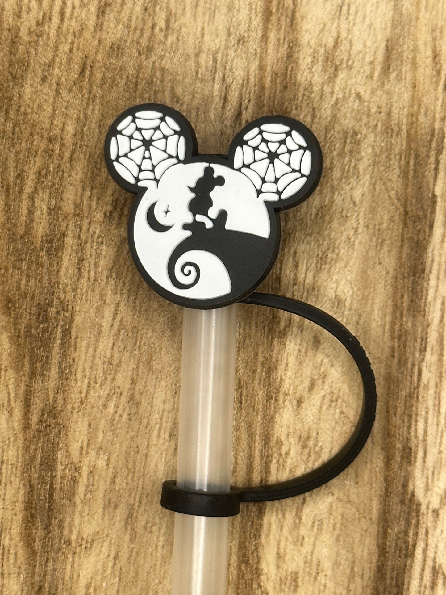 Nightmare Mickey Ears Straw Topper | Tumbler Accessory | Christmas Gifts