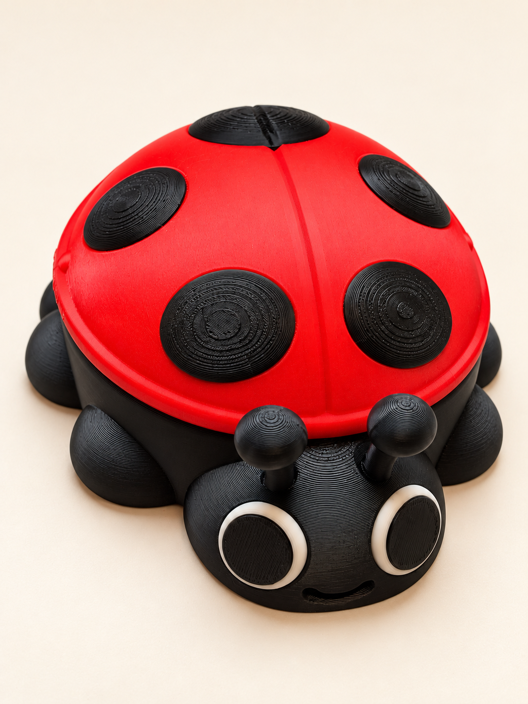 Ladybug Sensory Sandbox Kit with Mini Animal & Tools – Desktop Sand Garden