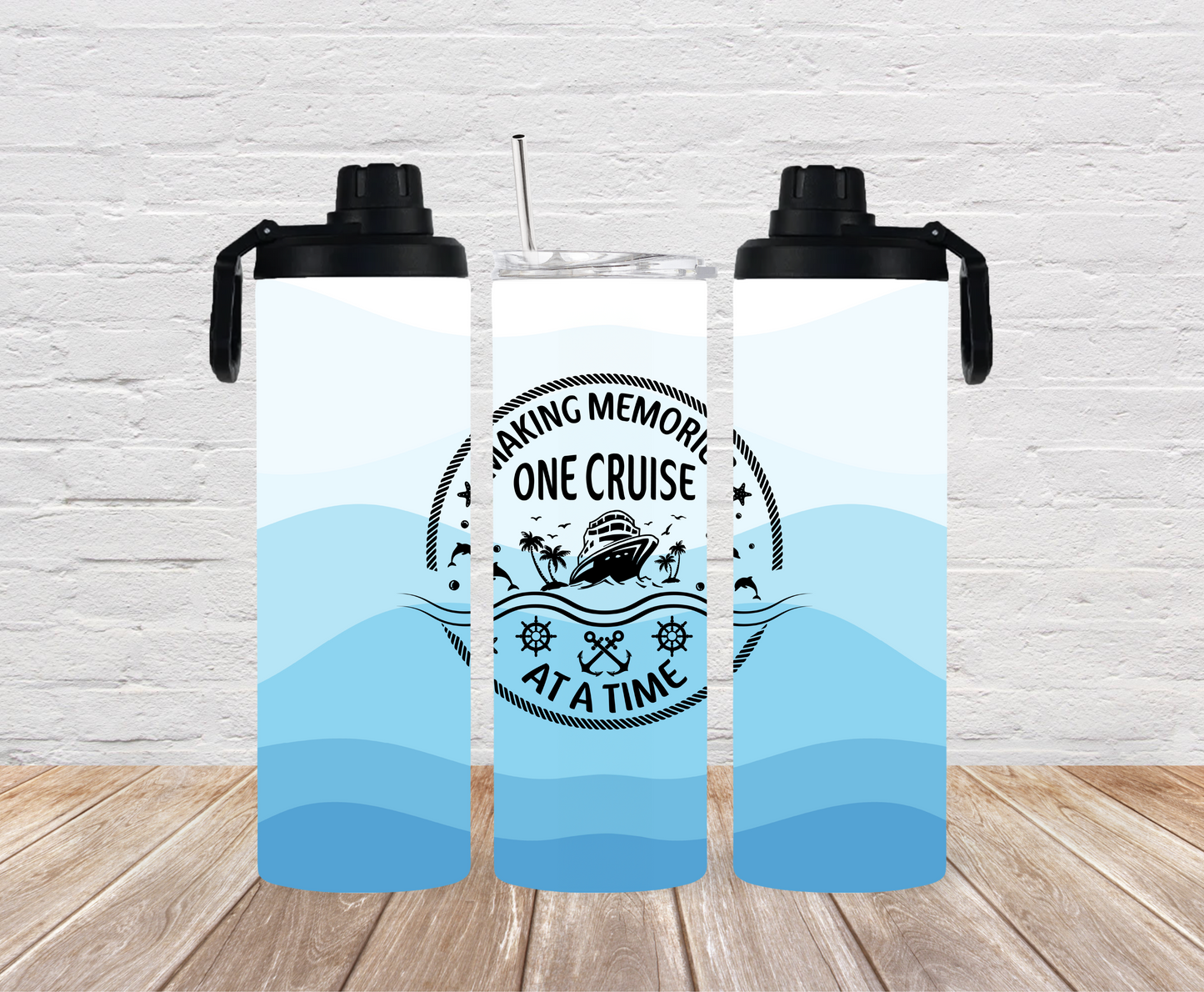 Making Memories One Cruise At a Time - Blue Waves Tumbler