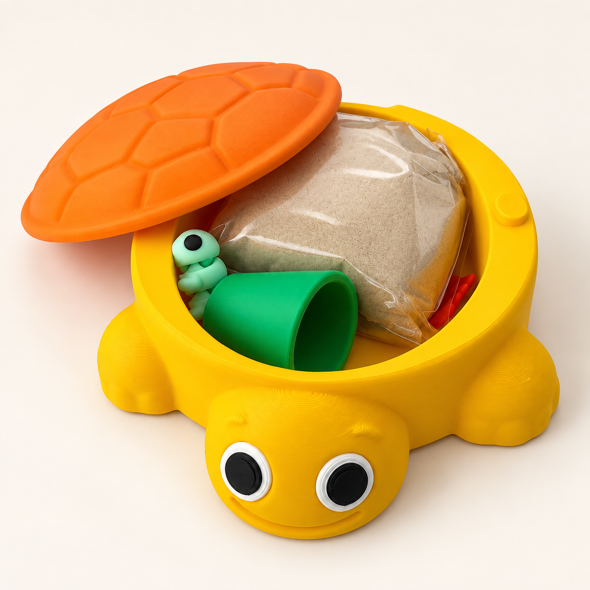 Turtle Treasure Sensory Sandbox