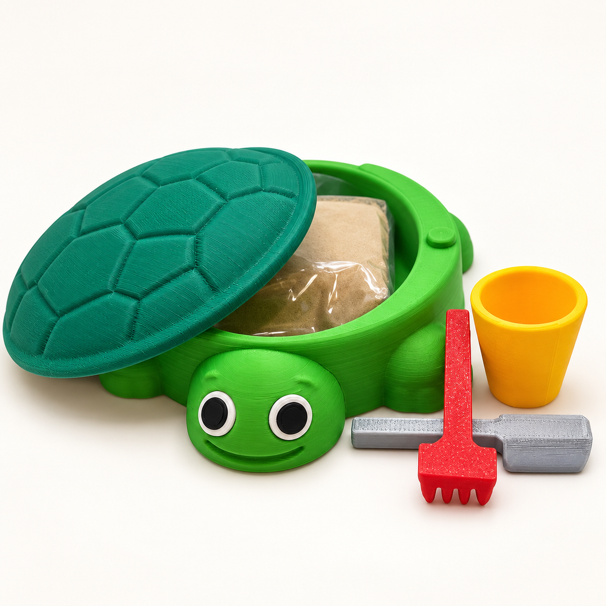 Turtle Treasure Sensory Sandbox