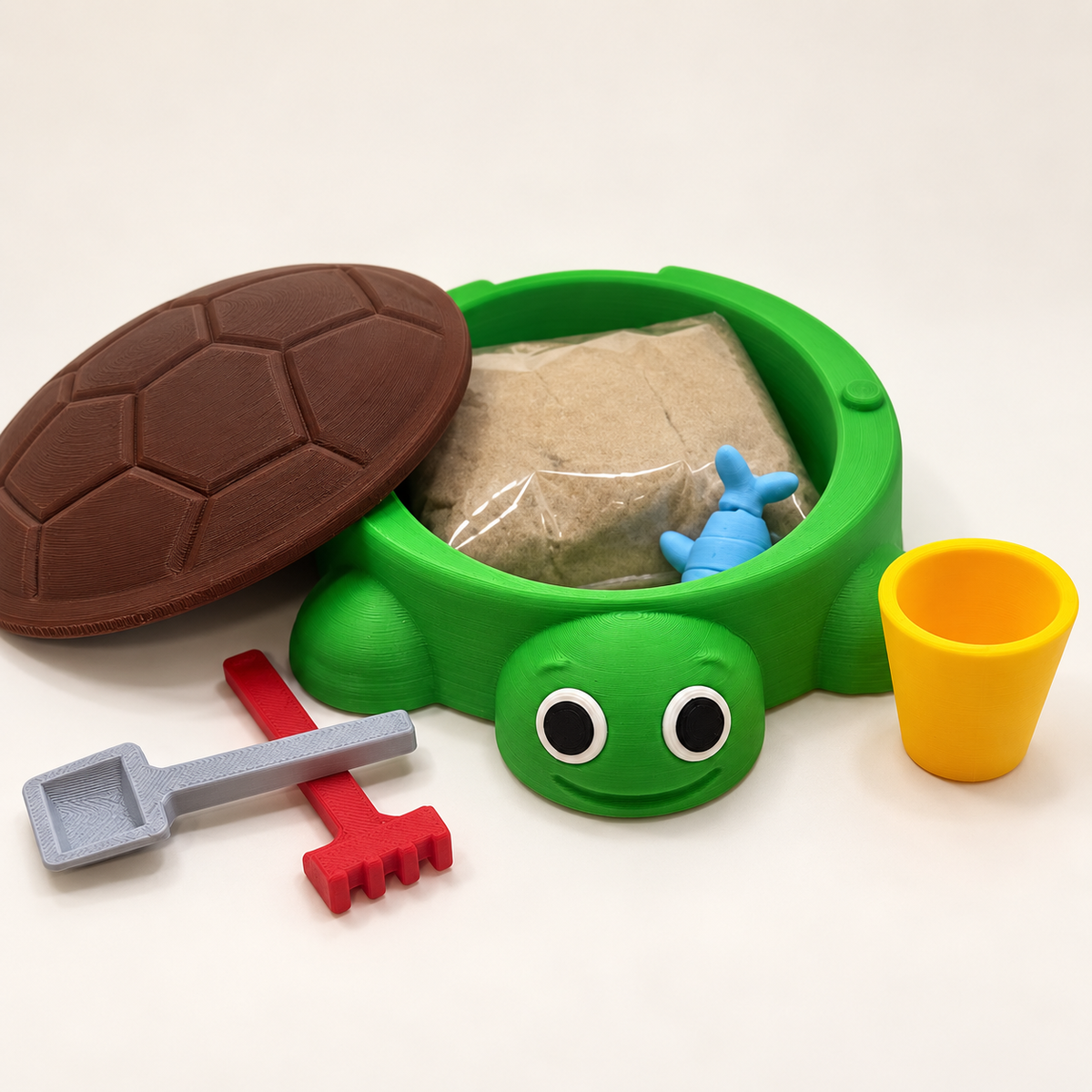 Turtle Treasure Sensory Sandbox