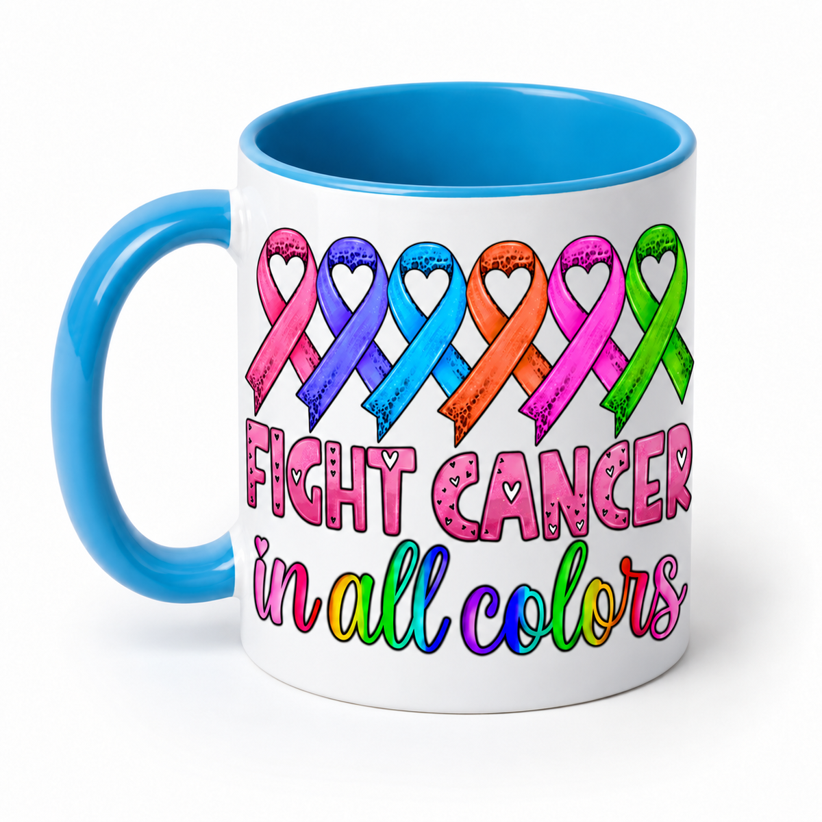 Fight Cancer in All Colors Awareness Mug