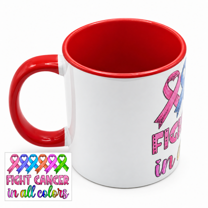 Fight Cancer in All Colors Awareness Mug
