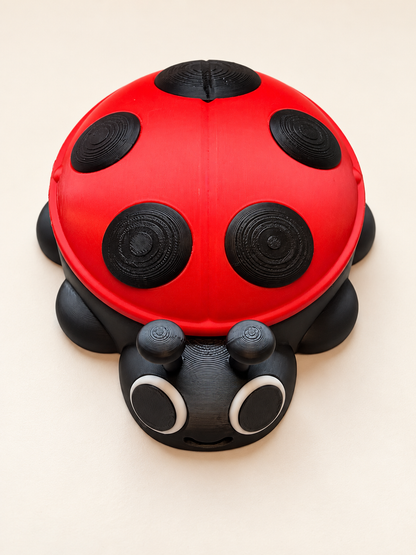 Ladybug Sensory Sandbox Kit with Mini Animal & Tools – Desktop Sand Garden