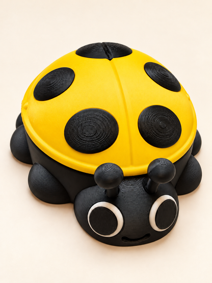 Ladybug Sensory Sandbox Kit with Mini Animal & Tools – Desktop Sand Garden