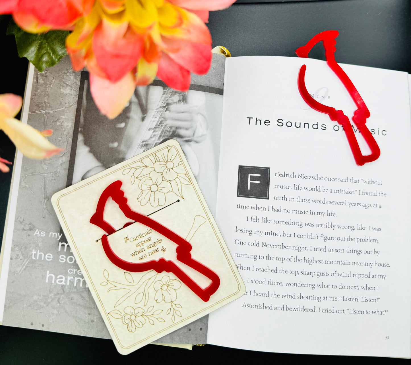 Acrylic Shaped Bookmark - Paperclip | Snack Bag Closure | Reusable Gifts