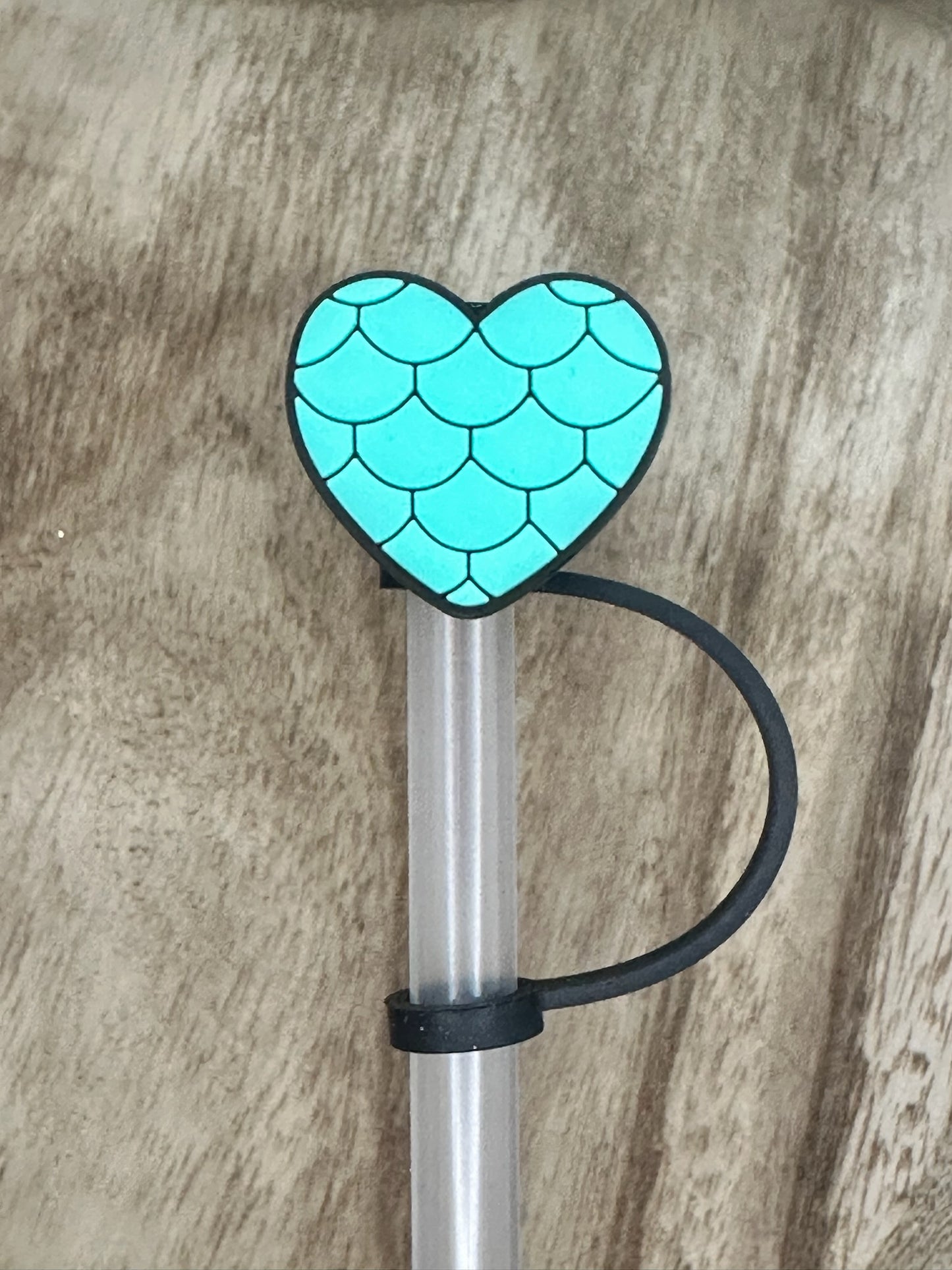 Mermaid at Heart Straw Topper | Tumbler Accessory | Gift for Her